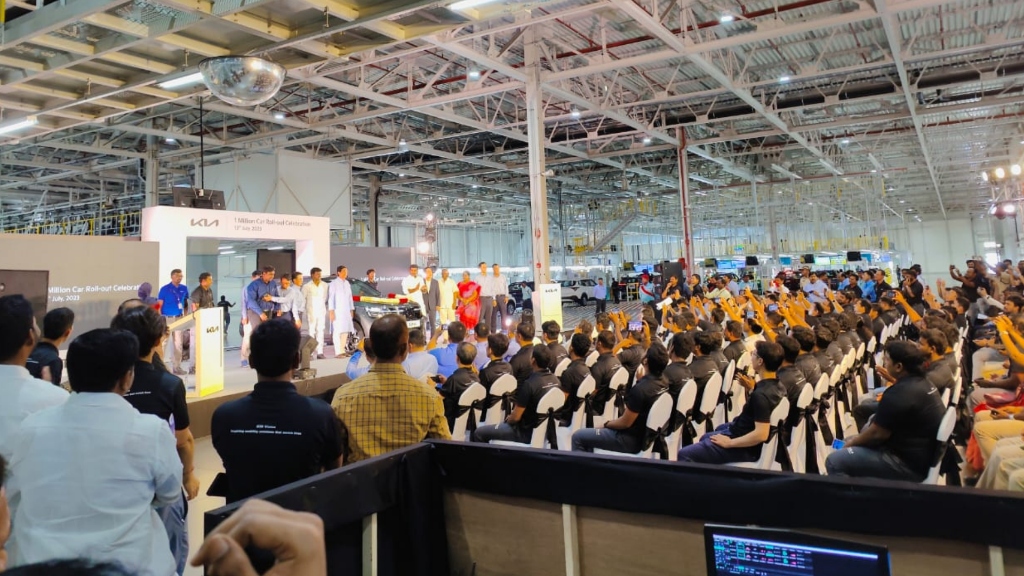 Corporate factory launch celebration